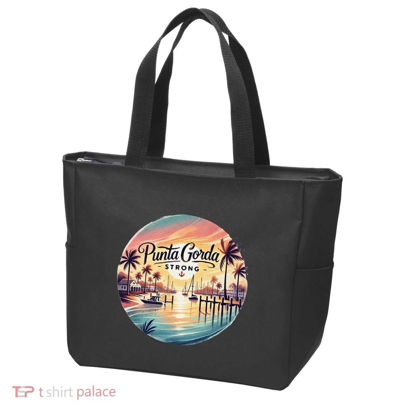 Punta Gorda Strong Milton Relief Zip Tote Bag
