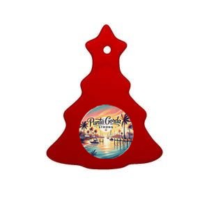 Punta Gorda Strong Milton Relief Ceramic Tree Ornament