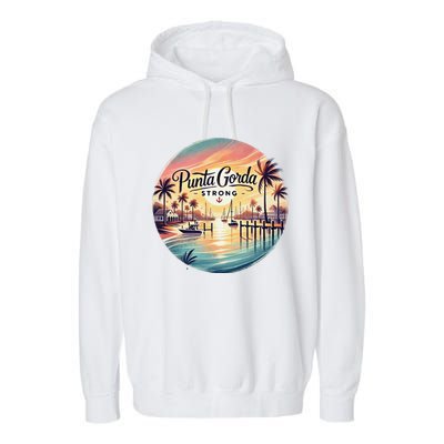 Punta Gorda Strong Milton Relief Garment-Dyed Fleece Hoodie