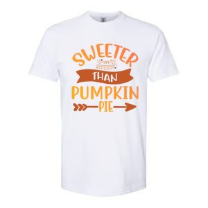 Pumpkin Gift Sweeter Than Pumpkin Pie Great Gift Softstyle CVC T-Shirt