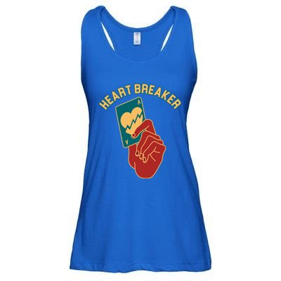 Poker Gambler Solitaire Playing Card Heartbreaker Valentines Great Gift Ladies Essential Flowy Tank