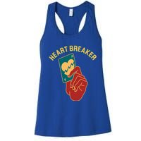 Poker Gambler Solitaire Playing Card Heartbreaker Valentines Great Gift Women's Racerback Tank