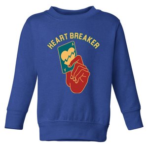 Poker Gambler Solitaire Playing Card Heartbreaker Valentines Great Gift Toddler Sweatshirt