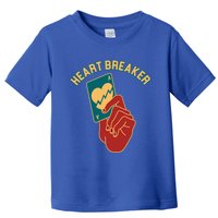 Poker Gambler Solitaire Playing Card Heartbreaker Valentines Great Gift Toddler T-Shirt