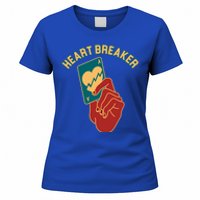 Poker Gambler Solitaire Playing Card Heartbreaker Valentines Great Gift Women's T-Shirt