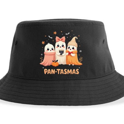 Pantasmas Ghost Spooky Conchas Funny Mexican Pun Sustainable Bucket Hat