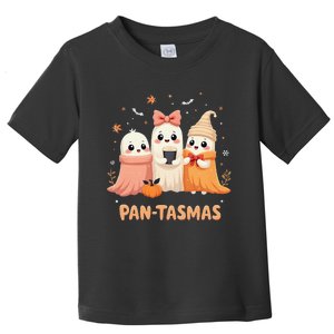 Pantasmas Ghost Spooky Conchas Funny Mexican Pun Toddler T-Shirt