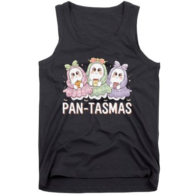 Pantasmas Ghost Spooky Conchas Funny Mexican Pun Tank Top