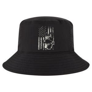 Patriotic German Shepherd AMERICAN FLAG 4th Of July Shepherd Cool Comfort Performance Bucket Hat