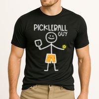 Pickleball Guy Stickman Pickle Ball Cooling Performance Crew T-Shirt