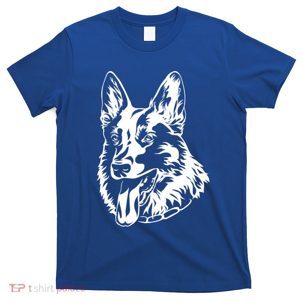 Portrait Ger Shepherd For Dog Owners Gift T-Shirt
