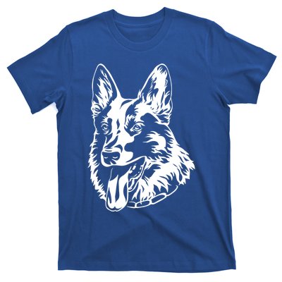 Portrait Ger Shepherd For Dog Owners Gift T-Shirt