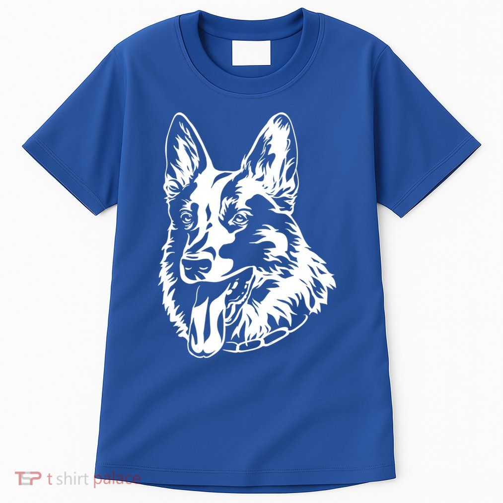 Portrait Ger Shepherd For Dog Owners Gift Tall T-Shirt