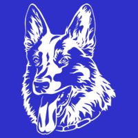 Portrait Ger Shepherd For Dog Owners Gift 16 in Basic Backpack