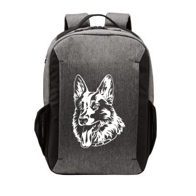 Portrait Ger Shepherd For Dog Owners Gift Vector Backpack