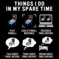 Pinball Gamer Things I Do In My Spare Time Pinball Player Mug