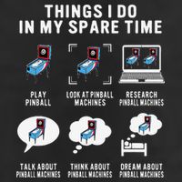 Pinball Gamer Things I Do In My Spare Time Pinball Player 15oz Campfire Ceramic Mug