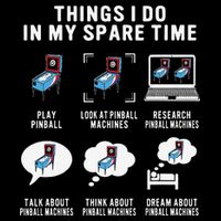 Pinball Gamer Things I Do In My Spare Time Pinball Player 16oz Travel Tumbler