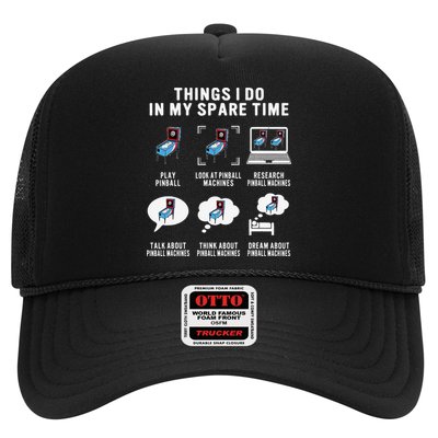 Pinball Gamer Things I Do In My Spare Time Pinball Player Trucker Hat
