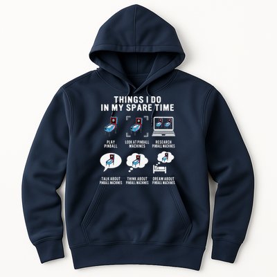 Pinball Gamer Things I Do In My Spare Time Pinball Player Hoodie