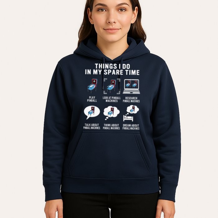 Pinball Gamer Things I Do In My Spare Time Pinball Player Hoodie