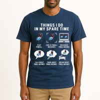 Pinball Gamer Things I Do In My Spare Time Pinball Player Tall T-Shirt