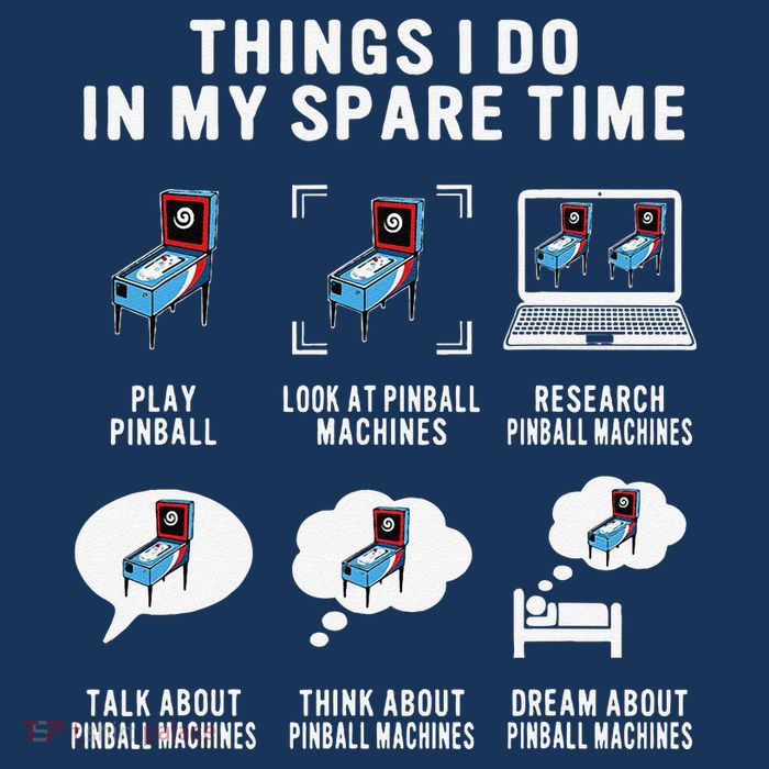 Pinball Gamer Things I Do In My Spare Time Pinball Player Youth Performance Sprint T-Shirt