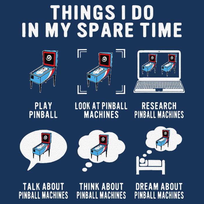 Pinball Gamer Things I Do In My Spare Time Pinball Player Pom Pom 12in Knit Beanie