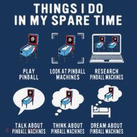 Pinball Gamer Things I Do In My Spare Time Pinball Player Toddler Hoodie