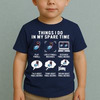 Pinball Gamer Things I Do In My Spare Time Pinball Player Toddler T-Shirt