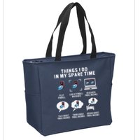Pinball Gamer Things I Do In My Spare Time Pinball Player Zip Tote Bag