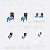 Pinball Gamer Things I Do In My Spare Time Pinball Player Garment-Dyed Sweatshirt