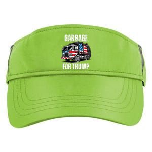 Proud Garbage Trump Supporter Garbage For Trump Supporter Adult Drive Performance Visor