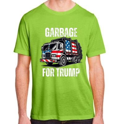 Proud Garbage Trump Supporter Garbage For Trump Supporter Adult ChromaSoft Performance T-Shirt