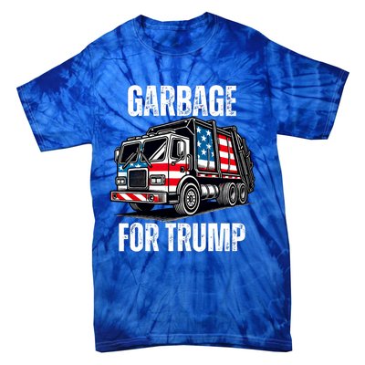 Proud Garbage Trump Supporter Garbage For Trump Supporter Tie-Dye T-Shirt