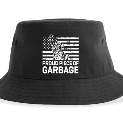 Proud Garbage Trump Proud Piece Of Garbage Sustainable Bucket Hat