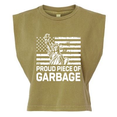 Proud Garbage Trump Proud Piece Of Garbage Garment-Dyed Women's Muscle Tee