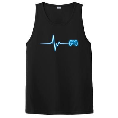 Pop Game Threads Gamer Heartbeat Ps Video Game Controller Gift PosiCharge Competitor Tank