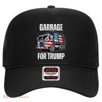 Proud Garbage Trump Supporter Garbage For Trump Supporter High Crown Mesh Back Trucker Hat