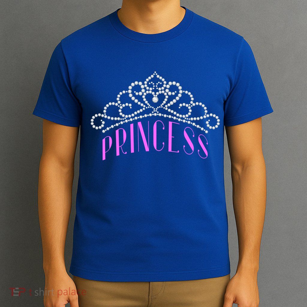 Princess Gift Tiara Crown Jewels Diamond Royalty Monarch T-Shirt