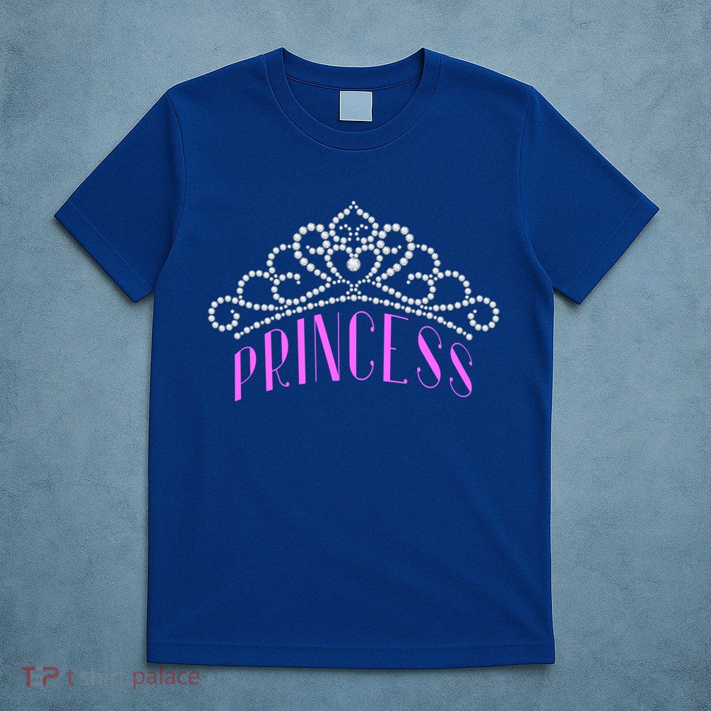 Princess Gift Tiara Crown Jewels Diamond Royalty Monarch T-Shirt