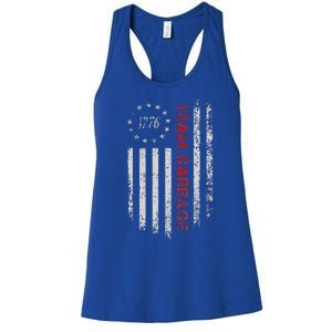 Proud Garbage Trump Supporter Garbage Women's Racerback Tank