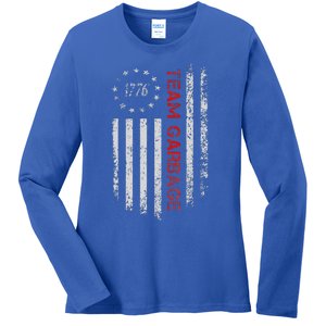 Proud Garbage Trump Supporter Garbage Ladies Long Sleeve Shirt