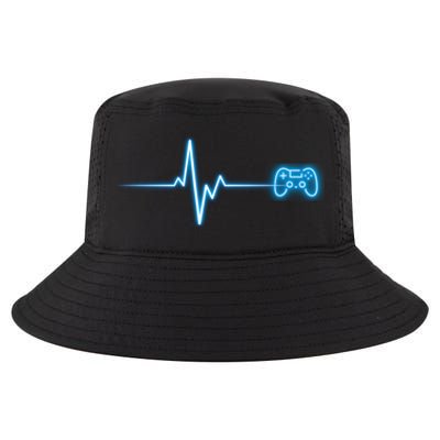 Pop Game Threads Gamer Heartbeat Ps Video Game Controller Cute Gift Cool Comfort Performance Bucket Hat