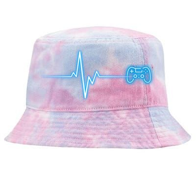 Pop Game Threads Gamer Heartbeat Ps Video Game Controller Cute Gift Tie-Dyed Bucket Hat