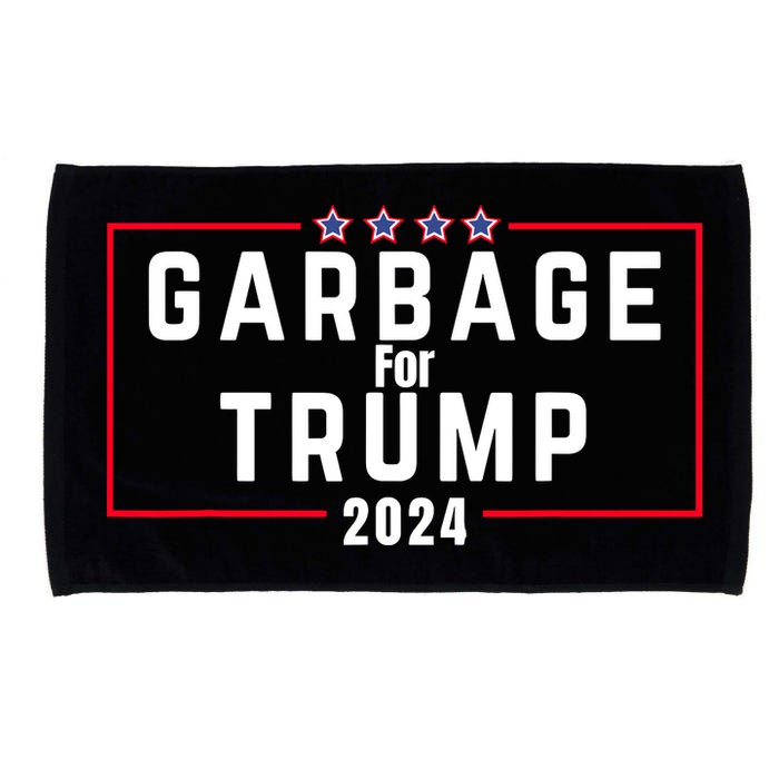 Proud Garbage Trump Garbage Supporter For Garbage Trump Microfiber Hand Towel