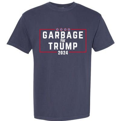 Proud Garbage Trump Garbage Supporter For Garbage Trump Garment-Dyed Heavyweight T-Shirt