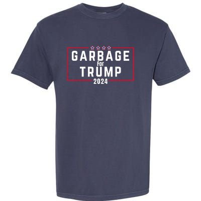 Proud Garbage Trump Garbage Supporter For Garbage Trump Garment-Dyed Heavyweight T-Shirt