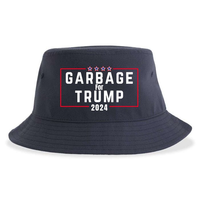 Proud Garbage Trump Garbage Supporter For Garbage Trump Sustainable Bucket Hat