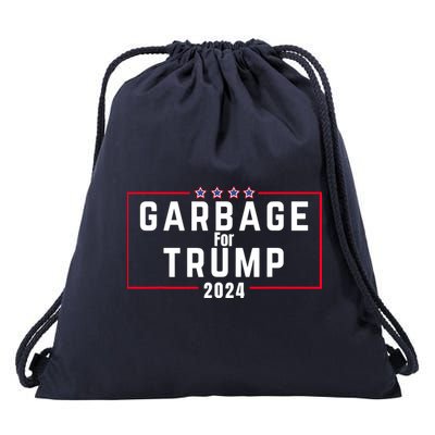 Proud Garbage Trump Garbage Supporter For Garbage Trump Drawstring Bag